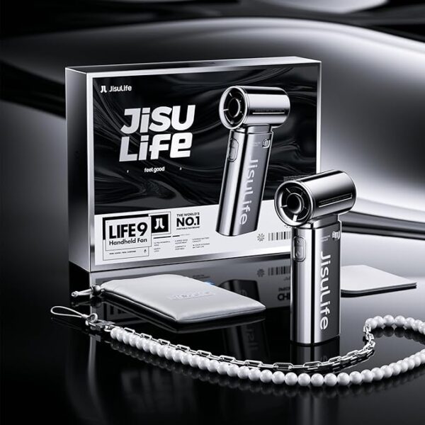 JisuLife Handheld Fan Life 9 Chrome ( 5000mAh)