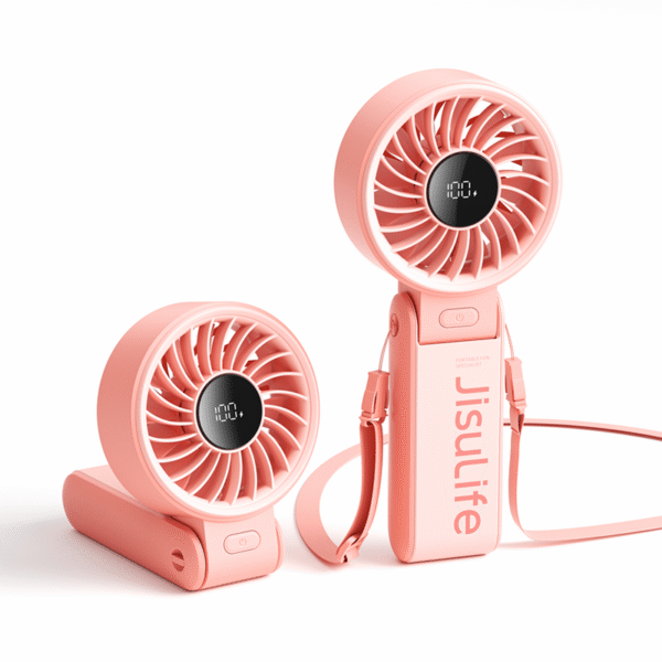 JisuLife Handheld Fan Life 7 Pink (3600mAh)