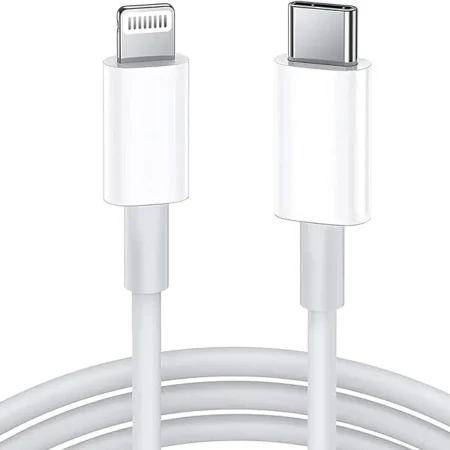 Felectrico USB-C to Lightning Cable -1m - Fast Charging and Data Sync Apple Cable for Apple iPhones , Apple Airpods, Apple iPads - White (Boost Charge Lightning to Type C Cable for iPhone, iPad, AirPods)- PD 20W Fast Charging iPhone Cable