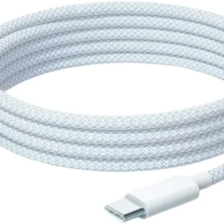 Felectrico USB-C to USB C -1m - Fast Charging and Data Sync Cable for Apple Devices, Samsung Phones, Red Phones, Google Pixel Phones and Other Android C Type Charging Phones - White (Boost Charge Type C to Type C Cable for iPhone, iPad, AirPods, Andriod)