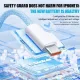 Felectrico USB-C to USB C -1m - Fast Charging and Data Sync Cable for Apple Devices, Samsung Phones, Red Phones, Google Pixel Phones and Other Android C Type Charging Phones - White (Boost Charge Type C to Type C Cable for iPhone, iPad, AirPods, Andriod)