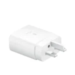 Felectrico – 45W Super Fast Charger USB Type C to USB Type C with Uk Plug 3 Pin white