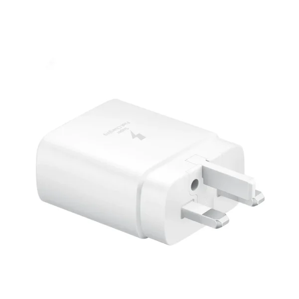 Felectrico – 45W Super Fast Charger USB Type C to USB Type C with Uk Plug 3 Pin white
