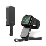 Smart ChargeStick 4-in-1 Wireless Charger with USB-C, 60W PD, Fast Data Transfer Adapter for iPhone, Samsung, Apple Watch, AirPods