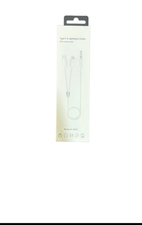 1M Type-C (USB-C) & Lightning to 3.5mm AUX Audio Jack Converter Cable Compatible with iPhone 15/14/13/12/11, iPad Pro/Air/Mini, Android - High-Quality Audio Converter - 24K Gold-Plated Connectors - Speakers, Car Stereos, Headsets, Home Audio Systems