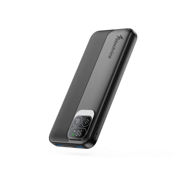 Felectrico 10,000mAh Portable Power Bank Fast Charging – Dual USB Type C Quick Charge Powerbank – PD20W