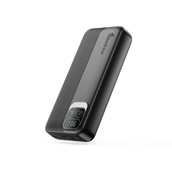 Felectrico 20,000mAh Portable Power Bank Fast Charging – Dual USB Type C Quick Charge Powerbank – PD22W